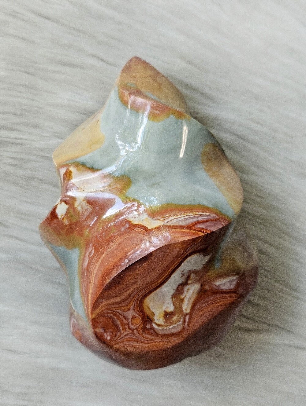 Polychrome Jasper Flame Tower